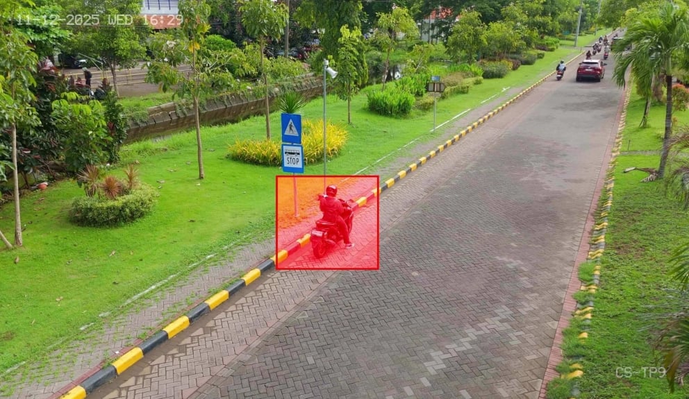 ANPR camera for campus parking access